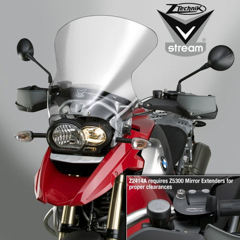 BMW R1200GS windshield windscreen Ztechnik V-stream Z2414 windscreen lexan replacement upgr