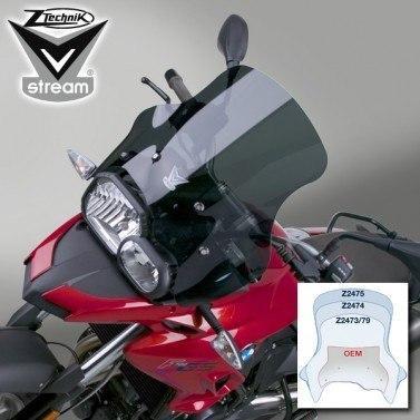 BMW G650GS Windshield V-Stream Dark tint small sport windscreen Ztechnik Z2470 2011-2013