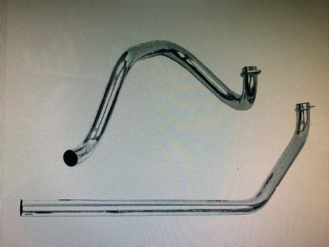 HARLEY DAVIDSON FX EXHAUST PIPES TRUE DUAL SHOVELHEAD FITS FL WITH BATT BOX MOD