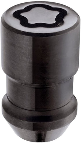 24137SUB Wheel Lock Nuts Black SUB M12 x 1,5, cone seat, total length 37,0 mm, Hex size 19mm, Key diameter 27,7 mm