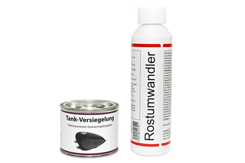 WAGNER Ultimate motorcycle motorbike gas fuel Tank Sealing liner restoration repair kit full Set includes sealer de-rust phosphating fluid for Volume 10 Litres - 071002