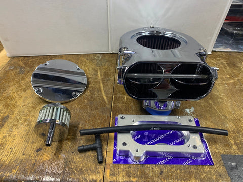 Kawasaki VN1700 Hypercharger air filter upgrade KURYAKYN COMPLETE KIT rare