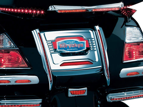 Kuryakyn 3133 LED vertical rear run-brake light strips chrome Fits models Harl