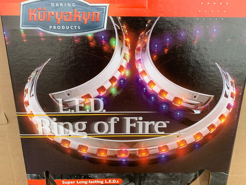 Honda GL1500 Kuryakyn 7402  rings of fire amber LED Honda Goldwing 1500 amber &