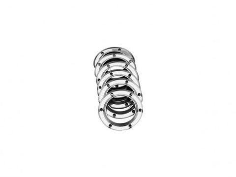 4'' Megaphone External Exhaust Diffuser Disc Pack Chrome