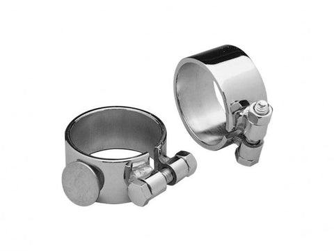 Wide Aircraft Style Chrome Exhaust Clamp Exhaust Calmp for Sportster Chrome
