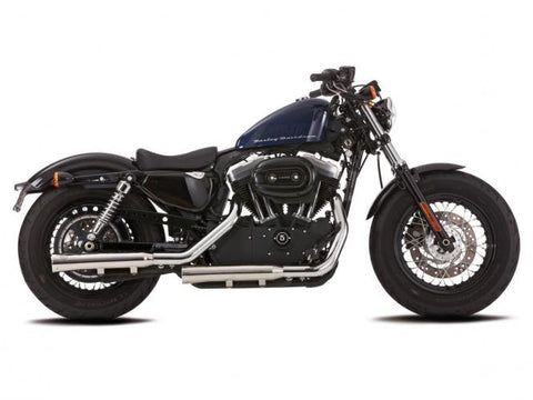Double Groove Slip-On Muffler 2 in 2 Polished