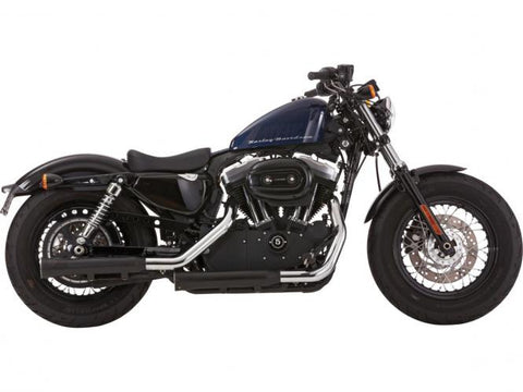 Double Groove Slip-On Muffler 2 in 2 Black Satin