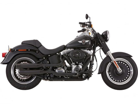 Double Groove Slip-On Muffler 2 in 2 Black Satin