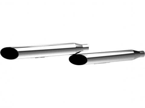 3'' HP-Plus Slant Long Muffler Chrome