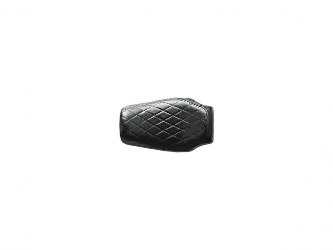 Bare Bones Diamond Stitch Solo Seat Black Vinyl