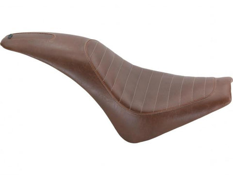 2-Up Enzo Horizontal Seat Brown Vinyl