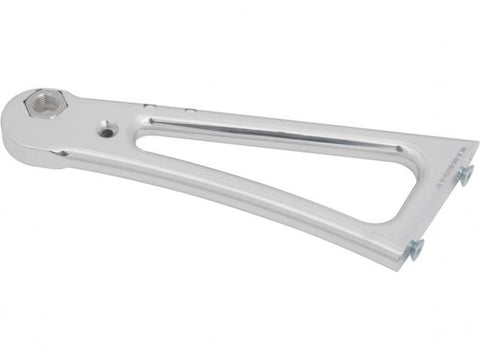 Shock Mount Side Mount License Plate Bracket Polished