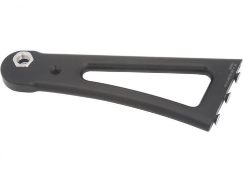Shock Mount Side Mount License Plate Bracket Black