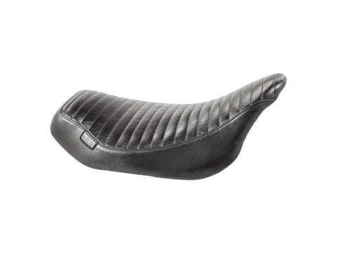Streaker Pleated Stitch Seat Black Vinyl