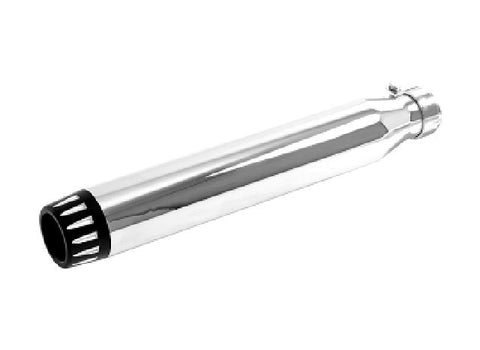 Highway Hawk Muffler Rage Chrome / Black end-cap D 70 65-9402