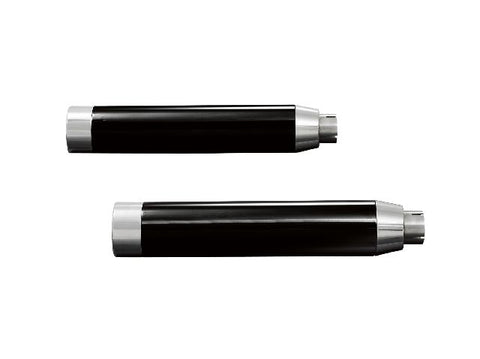 Highway Hawk Mufflers Straight Cut Black 657-2003