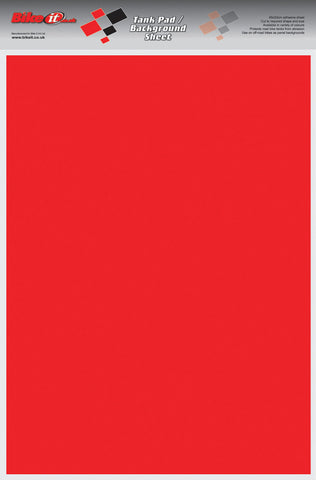 Bike It Red ''Cut Your Own'' Tank Pad