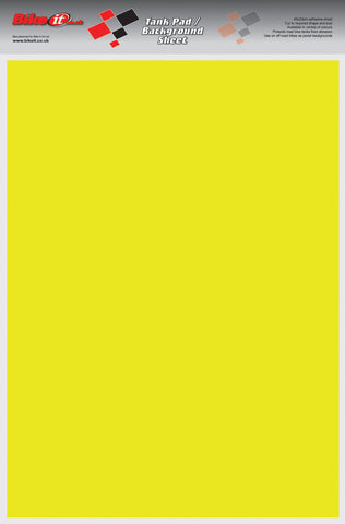 Bike It Yellow ''Cut Your Own'' Tank Pad