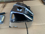 Harley Davidson FXR oil tank chrome custom style with side drain pipe exit option