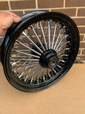 Harley Davidson project Fat Spoke king wheel 16X3.5 140  tyre kit  chopper wheel
