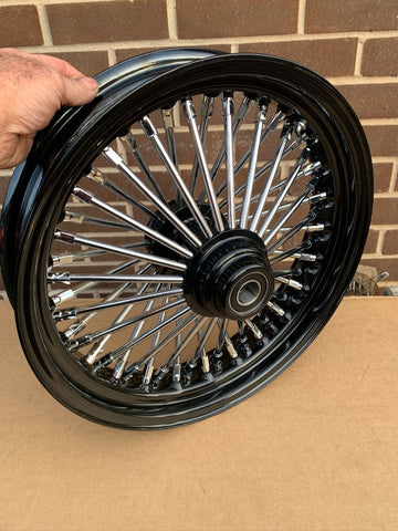 Harley Davidson project Fat Spoke king wheel 16X3.5 140  tyre kit  chopper wheel