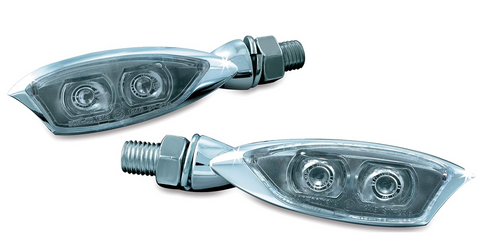 Kuryakyn 2505  KURYAKYN RAZOR EYES TURNSIGNALS Fits  models Harley Davidson