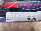 Kuryakyn 4507  Chrome footpegs and mounts adjustable  long right angle  1
