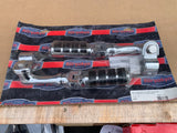 Kuryakyn 4507  Chrome footpegs and mounts adjustable  long right angle  1
