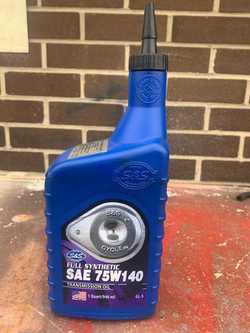 SAXON MOTORCYCLES  S&S fully Synthetic gear oil ultimate 75w-140