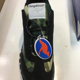 Vintage KangaROOS psychedelisch 90er CAMMO Metallic Grün SELTEN NEU 4 Plateausohle
