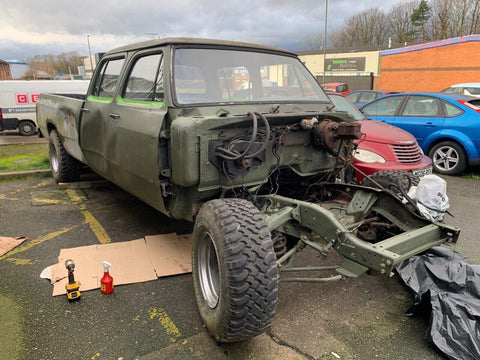 Dodge Ram D250 USAF Pickup crew cab  project UK reg blank canvas