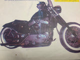 Exhaust Panhead FX fits Harley Davidson drag pipes 1 3/4 chrome slash cut chrome