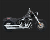 Vance & Hines,16847 Harley Davidson blackline softail  exhaust Twin Slash,3in