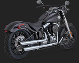 Vance & Hines,16847 Harley Davidson blackline softail  exhaust Twin Slash,3in