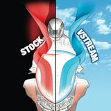 Harley FLTR Road glide 1998-Up Vstream replacement windscreen standard clear.