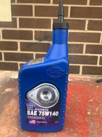 SAXON MOTORCYCLES  S&S fully Synthetic gear oil ultimate 75w-140