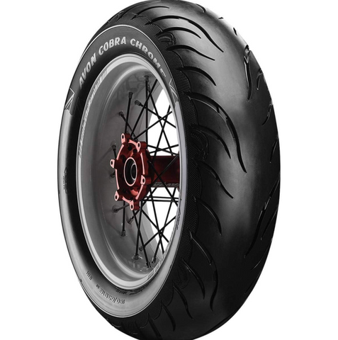 Avon  Chrome 140/70 B-18 73H TL  Tyre Motorcycle Rear Tyre Black Harley Reinforc