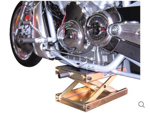 K&L MC455 Harley Lift Jack scissor style  Fat Jack  1100lbs! wide surface USA ma