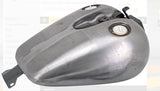 Harley Davidson FXR fuel tank Fat Bob Raw & Unpainted - 4 Gallon + chrome strip