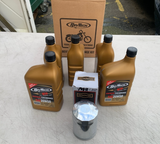 Harley Davidson M8 Engine Oil Kit Chrome filter Revtec MTP full synthetic