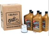 Harley Davidson M8 Engine Oil Kit Chrome filter Revtec MTP full synthetic