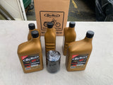 Für Harley Davidson M8 Motoröl-Kit Schwarzfilter Revtec MTP vollsynthetisch