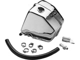 Harley Davidson FXR oil tank chrome custom style with side drain pipe exit option
