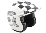 Troy Lee Design Open Face Helmet Any Sunday White (XL)