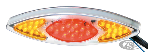 Universal Led Taillight With Integrated Led Turn Signals