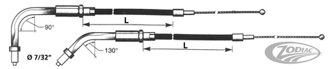 Throttle and Idle Cable 1996-2006 Sportster