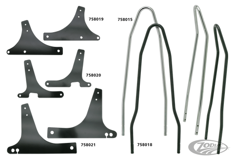 Westland Customs Rigid Mount Sissy Bars