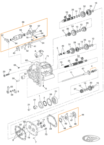 Transmission Parts for 1979-1993 5 Speed Big Twin