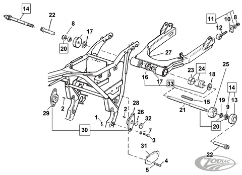 Swingarm Parts for Fxr